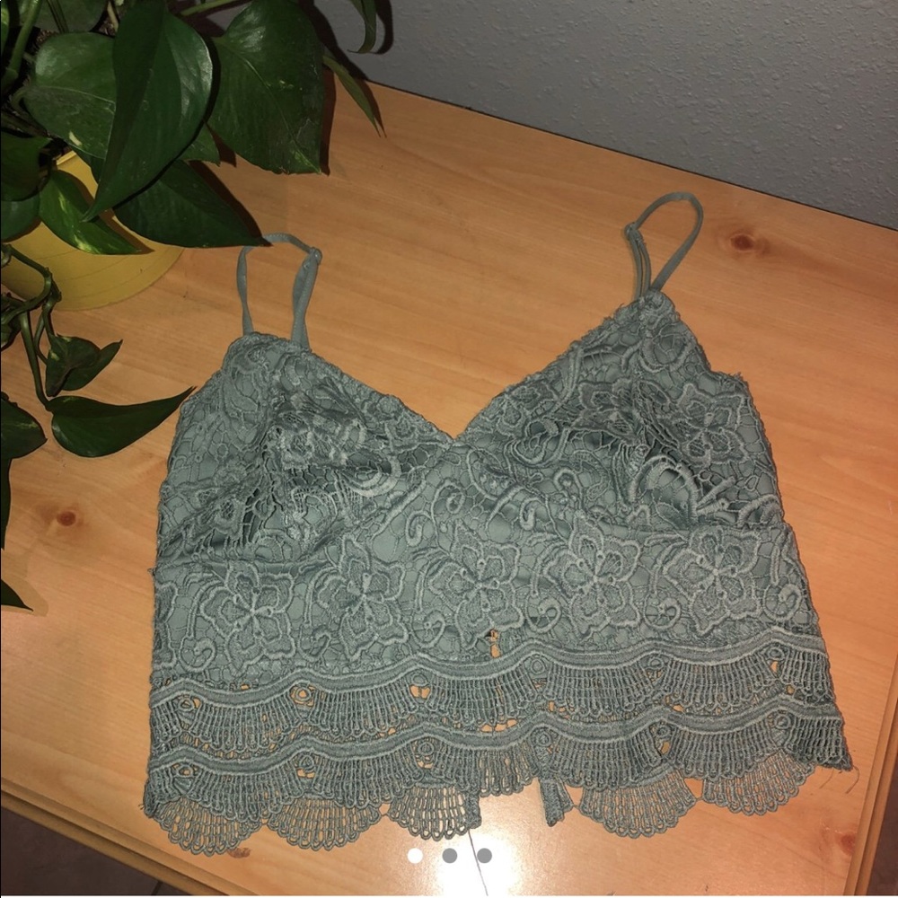 Kendall and Kylie Teal Crop Top